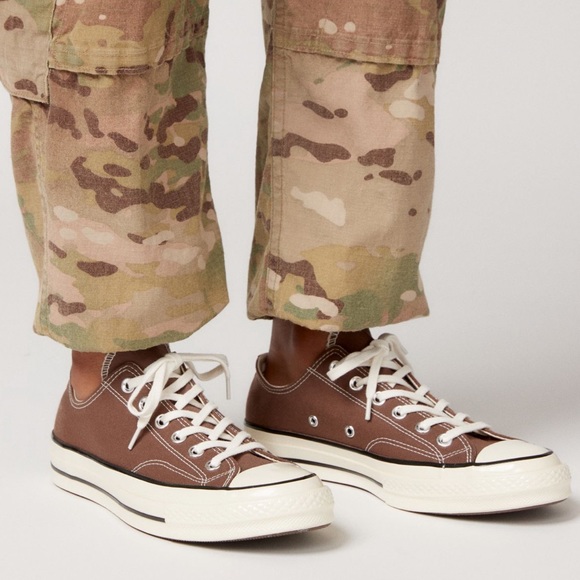 NWT WMNS Brown Converse Chuck Taylor Low Top Size 8 - Picture 3 of 12